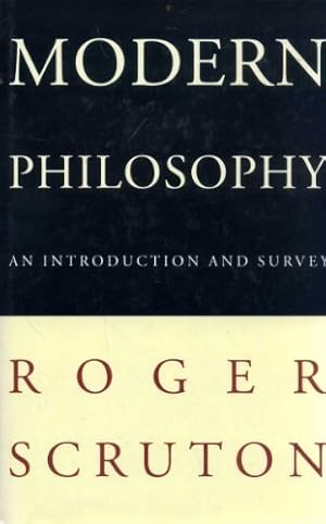 Bild des Verkufers fr Modern Philosophy: An Introduction and Survey zum Verkauf von WeBuyBooks