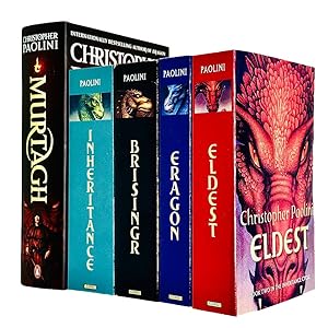 Seller image for Christopher Paolini The Inheritance Cycle Series 5 Books Collection Set (Eragon, Eldest, Brisingr, Inheritance & [Hardcover] Murtagh) for sale by Books 4 People