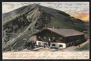 Ansichtskarte Wallber-Unterkunftshaus, Berghütte