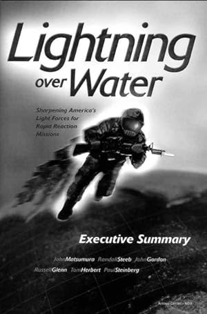 Bild des Verkufers fr Lightning over Water : Sharpening America's Light Forces for Rapid Missions zum Verkauf von GreatBookPrices