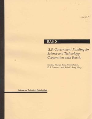 Seller image for U.S. Government Funding for Science and Technology Cooperation With Russia for sale by GreatBookPrices