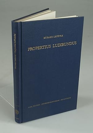 Bild des Verkufers fr Propertius ludibundus. zum Verkauf von Antiquariat Dorner