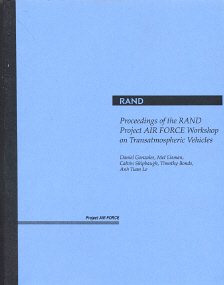 Bild des Verkufers fr Proceedings of the Rand Project Air Force Workshop on Transatmospheric Vehicles zum Verkauf von GreatBookPrices