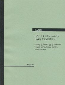 Seller image for Ism-X Evaluation and Policy Implications for sale by GreatBookPrices