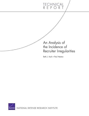 Seller image for Analysis of the Incidence of Recruiter Irregularities for sale by GreatBookPrices
