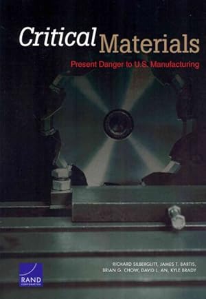 Seller image for Critical Materials : Present Danger to U.S. Manufacturing for sale by GreatBookPrices