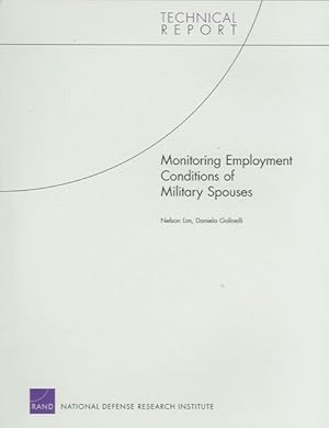 Immagine del venditore per Monitoring Employment Conidtions of Military Spouses venduto da GreatBookPricesUK