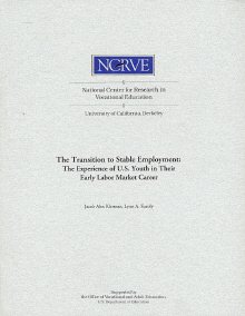 Seller image for Transition to Stable Employment : The Experience of U.S. Youth in Their Early Labor Market Career for sale by GreatBookPricesUK