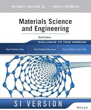 Seller image for Materials Science and Engineering for sale by WeBuyBooks