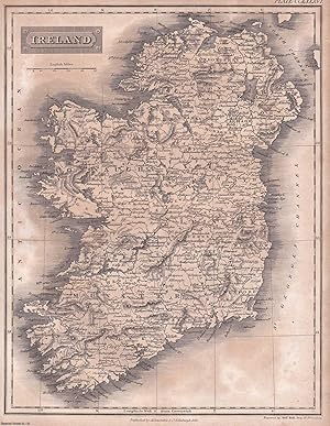 Seller image for 1823 : Ireland. Map & Accompanying Text. A rare original article from the Encyclopaedia Britannica, 1823. for sale by Cosmo Books