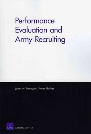 Seller image for Performance Evaluation And Army Recruiting for sale by GreatBookPrices