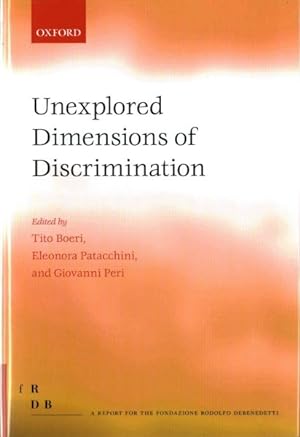 Image du vendeur pour Unexplored Dimensions of Discrimination mis en vente par GreatBookPricesUK