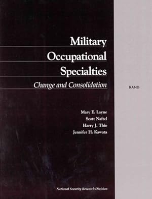 Imagen del vendedor de Military Occupations : Change and Consolidation a la venta por GreatBookPrices