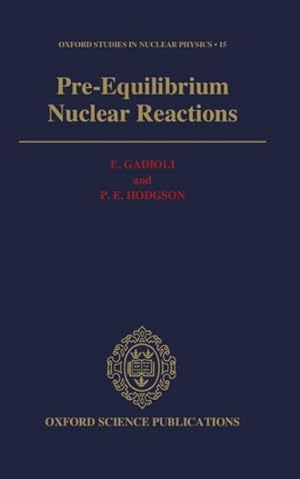 Immagine del venditore per Pre-Equilibrium Nuclear Reactions venduto da GreatBookPricesUK