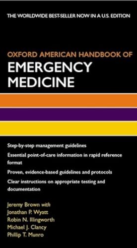 Bild des Verkufers fr Oxford American Handbook of Emergency Medicine zum Verkauf von GreatBookPrices