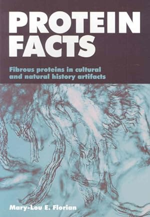 Image du vendeur pour Protein Facts : Fibrous Proteins in Cultural and Natural History Artifacts mis en vente par GreatBookPrices