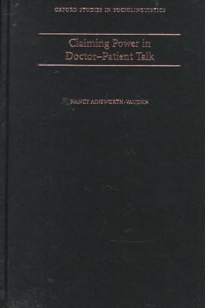 Seller image for Claiming Power in Doctor-Patient Talk for sale by GreatBookPrices