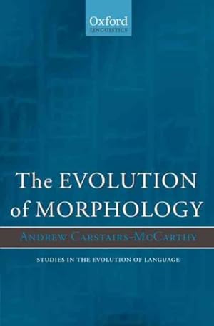 Seller image for Evolution of Morphology for sale by GreatBookPrices
