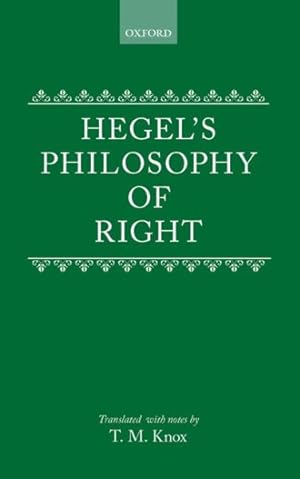Bild des Verkufers fr Philosophy of Right zum Verkauf von GreatBookPrices