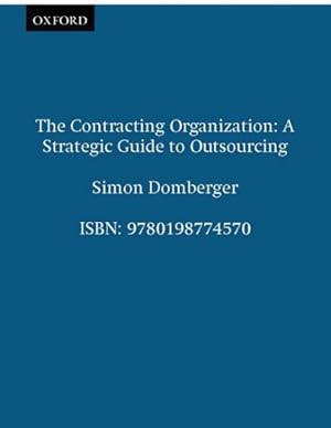 Seller image for Contracting Organization : A Strategic Guide to Outsourcing for sale by GreatBookPrices