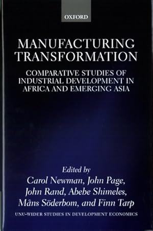 Seller image for Manufacturing Transformation : Comparative Studies of Industrial Development in Africa and Emerging Asia for sale by GreatBookPrices