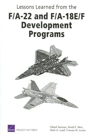 Seller image for Lessons Learned From The F/A-22 And F/A-18 E/F Development Programs for sale by GreatBookPricesUK
