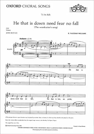 Seller image for He That Is Down Need Fear No Fall for sale by GreatBookPrices