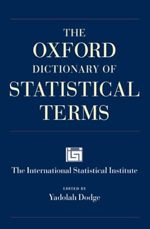 Immagine del venditore per Oxford Dictionary of Statistical Terms venduto da GreatBookPricesUK