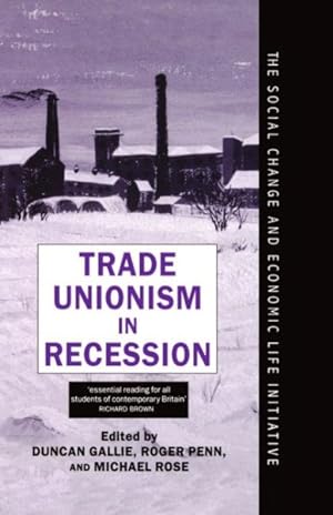 Bild des Verkufers fr Trade Unionism in Recession zum Verkauf von GreatBookPrices