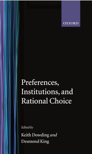Seller image for Preferences, Institutions, and Rational Choice for sale by GreatBookPricesUK