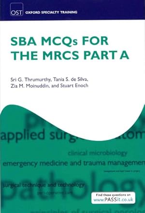 Imagen del vendedor de SBA MCQs for the MRCS Part A a la venta por GreatBookPrices