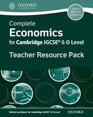 Imagen del vendedor de Complete Economics for Cambridge IGCSE & 0 Level : Teacher Resource Pack a la venta por GreatBookPrices