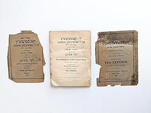 1926 YIDDISH The CITIZEN A GUIDE to NATURALIZATION & the U.S. CONSTITUTION for Jewish Immigrant Y...
