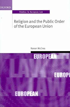 Seller image for Religion and the Public Order of the European Union for sale by GreatBookPrices
