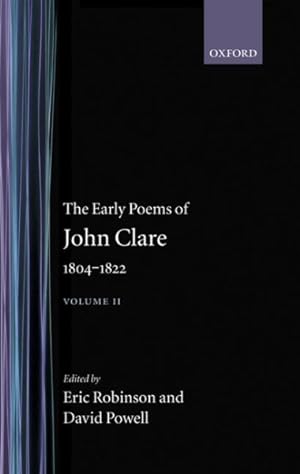 Seller image for Early Poems of John Clare, 1804-1822 for sale by GreatBookPrices