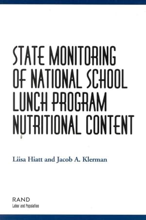 Seller image for State Monitoring of National School Lunch Program (Nslp) Nutritional Content for sale by GreatBookPrices