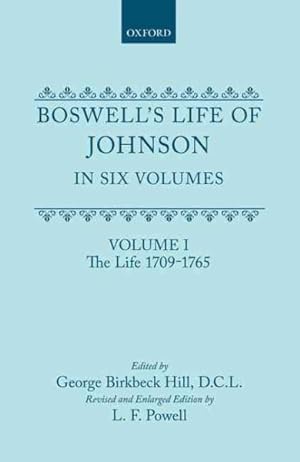 Seller image for Boswells Life of Johnson : The Life 1709-1765 for sale by GreatBookPrices