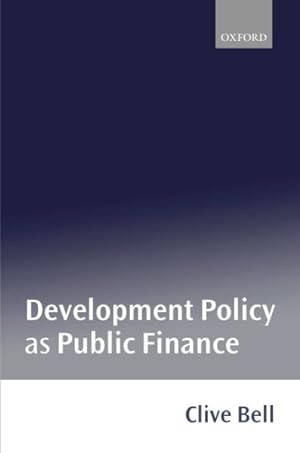 Seller image for Development Policy As Public Finance for sale by GreatBookPricesUK