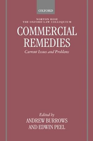 Seller image for Commercial Remedies : Current Issues and Problems for sale by GreatBookPricesUK