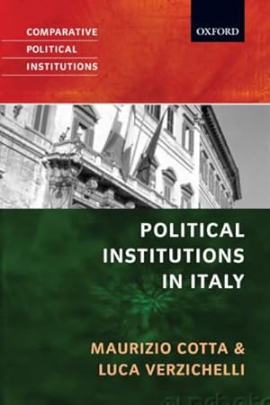 Imagen del vendedor de Political Institutions of Italy a la venta por GreatBookPrices
