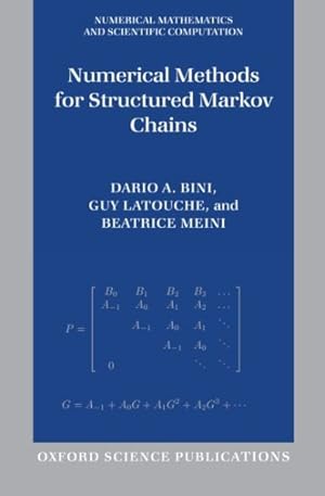 Imagen del vendedor de Numerical Methods For Structured Markov Chains a la venta por GreatBookPrices