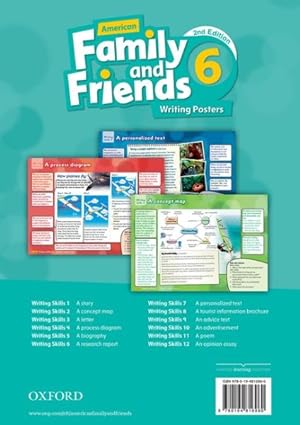 Seller image for American Family and Friends 6. Writing Posters for sale by GreatBookPrices