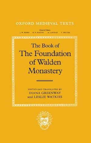 Seller image for Book of the Foundation of Walden Monastery for sale by GreatBookPricesUK