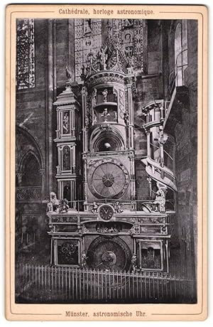 Photo Photographe inconnu, vue de Strassburg i. Els., Cathedrale horloge astronimique, astronomis...