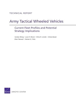 Image du vendeur pour Army Tactical Wheeled Vehicles : Current Fleet Profiles and Potential Strategy Implications mis en vente par GreatBookPrices