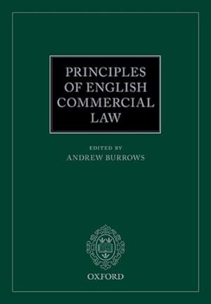 Immagine del venditore per Principles of English Commercial Law venduto da GreatBookPrices