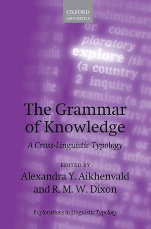 Seller image for Grammar of Knowledge : A Cross-Linguistic Typology for sale by GreatBookPrices