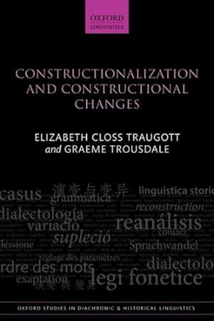 Seller image for Constructionalization and Constructional Changes for sale by GreatBookPrices