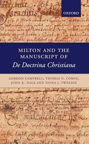 Seller image for Milton and the Manuscript of De Doctrina Christiana for sale by GreatBookPrices