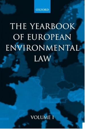 Bild des Verkufers fr Yearbook of European Environmental Law zum Verkauf von GreatBookPrices